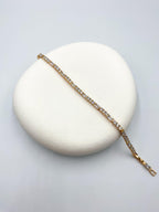 Kristal Taşlı Çelik Bileklik