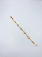 Mat Taş Detaylı Kare Bileklik