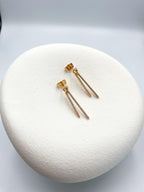 Sallantılı İnce Çubuk Küpe