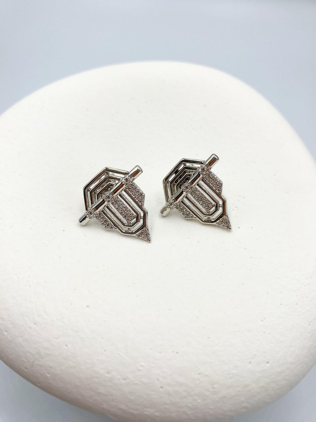 Serenay Gümüş Renk Küpe