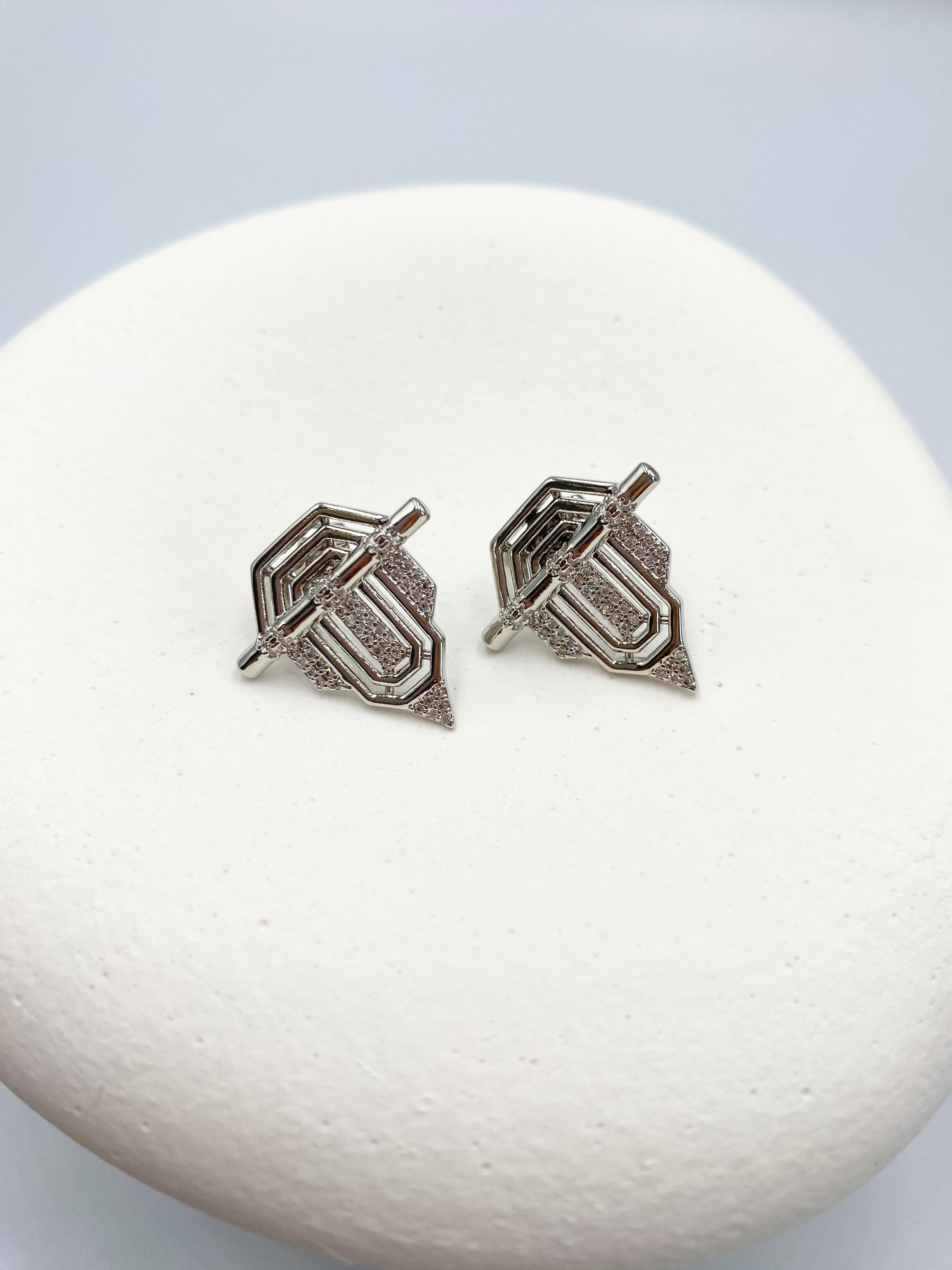 Serenay Gümüş Renk Küpe