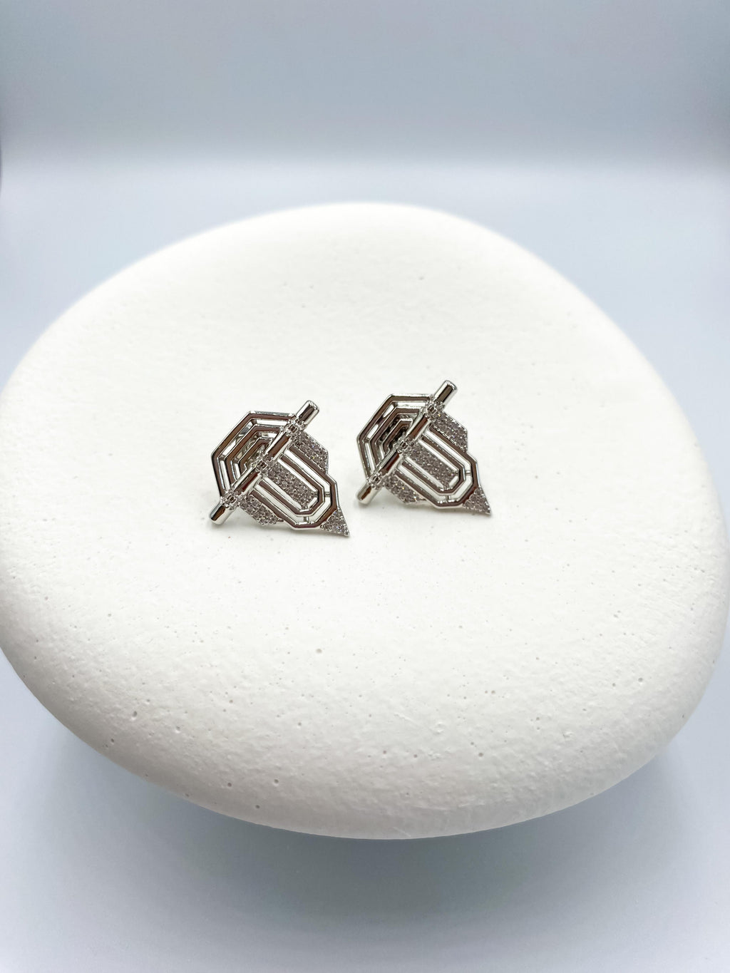 Serenay Gümüş Renk Küpe