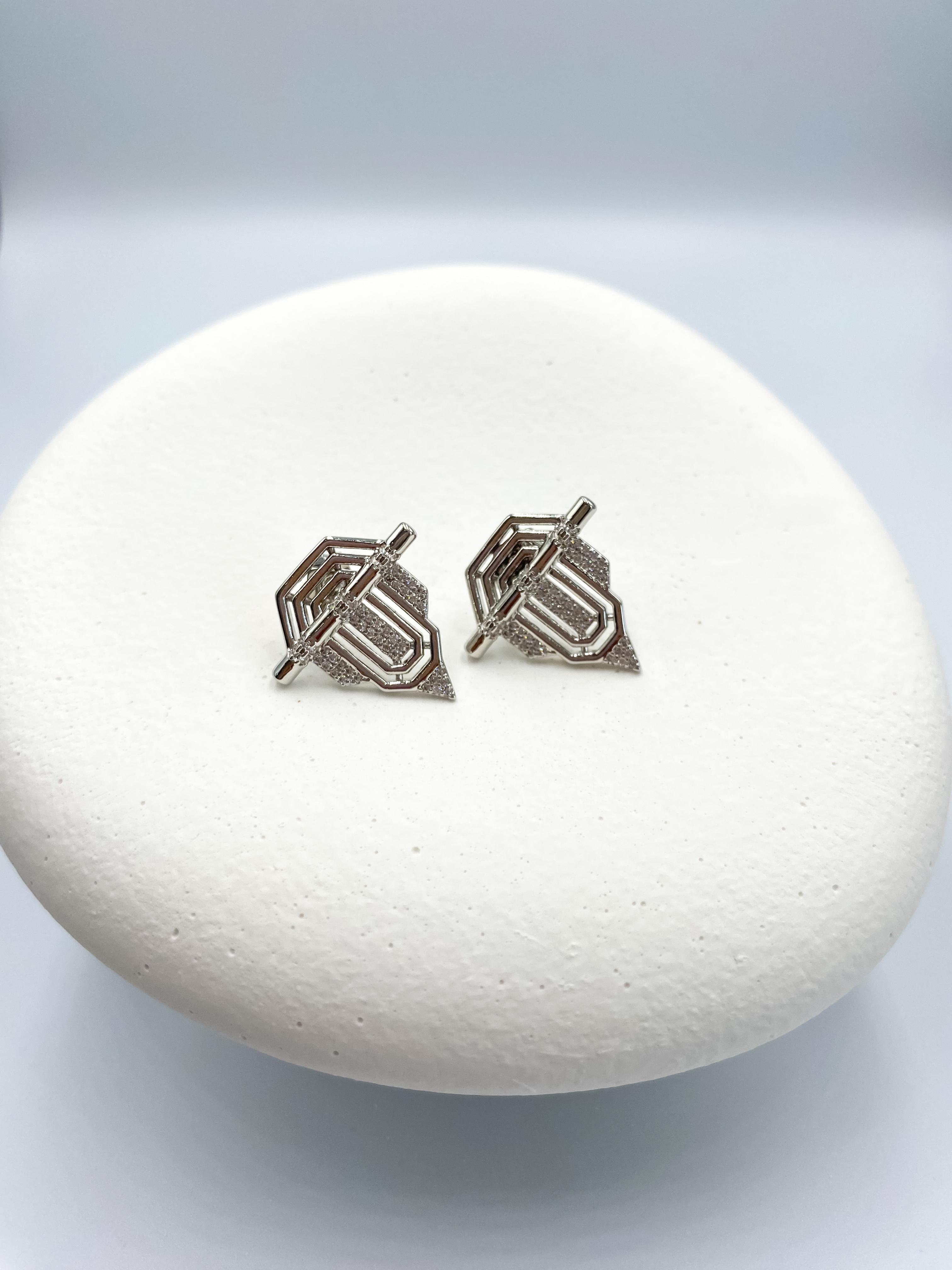 Serenay Gümüş Renk Küpe