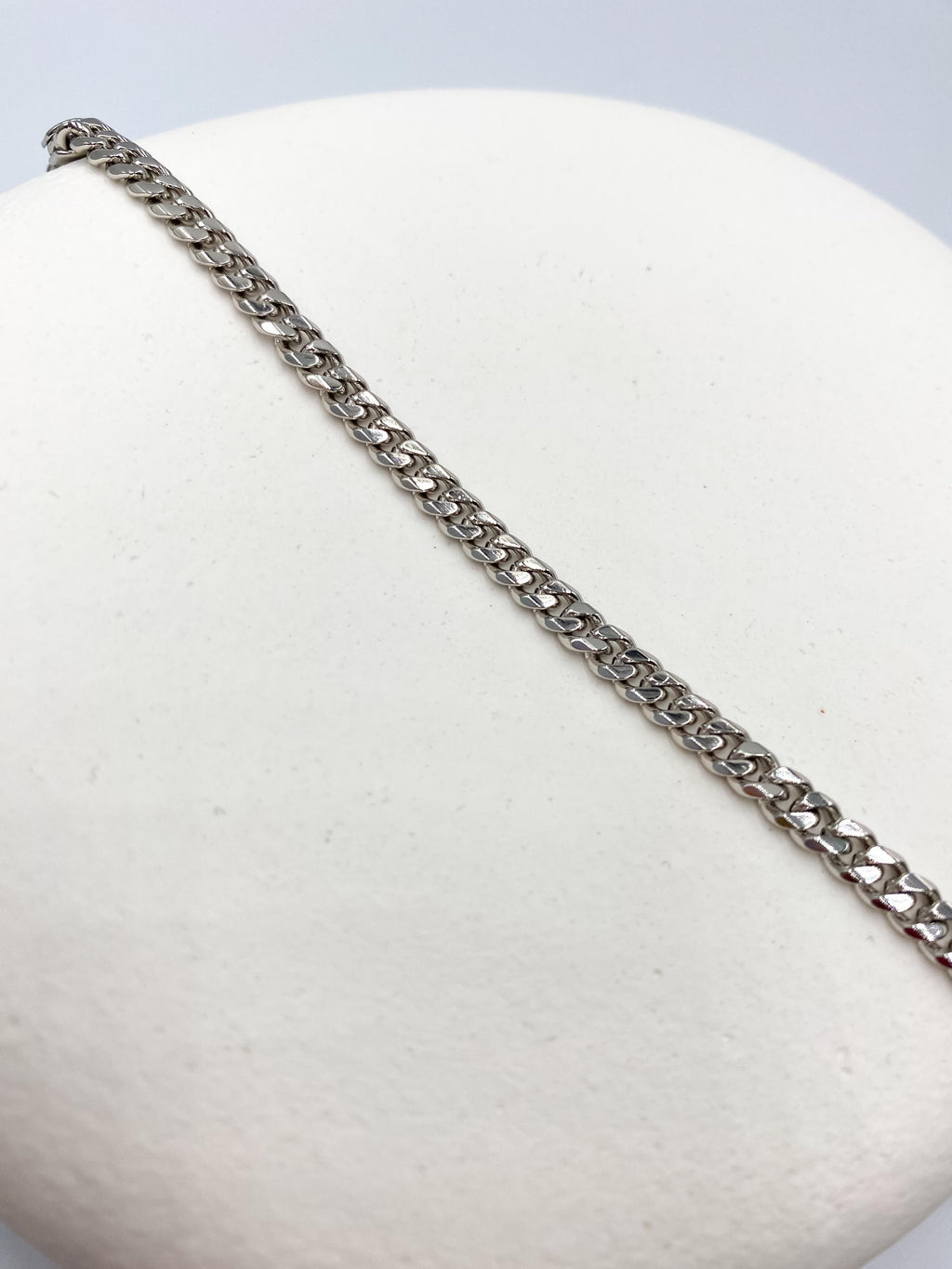 Gümüş Renk Modern Zincir Bileklik