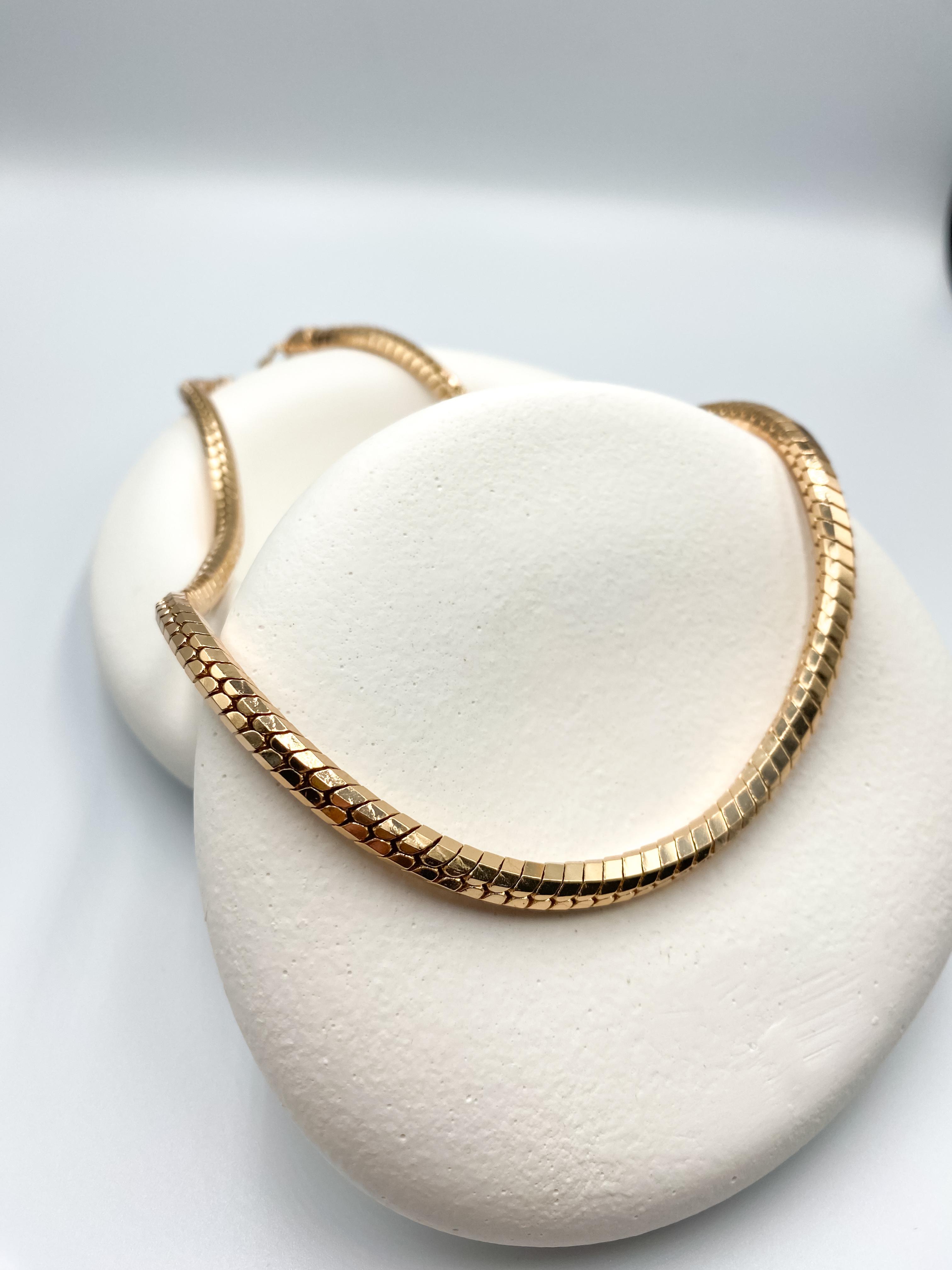 Kalın Yılan Zincir Kolye