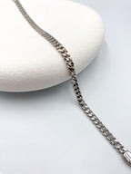 Gümüş Renk Modern Zincir Bileklik