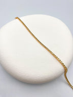 Yeşil Taşlı İnce Tennis Çelik Bileklik