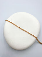 Balköpüğü Taşlı İnce Çelik Tennis Bileklik