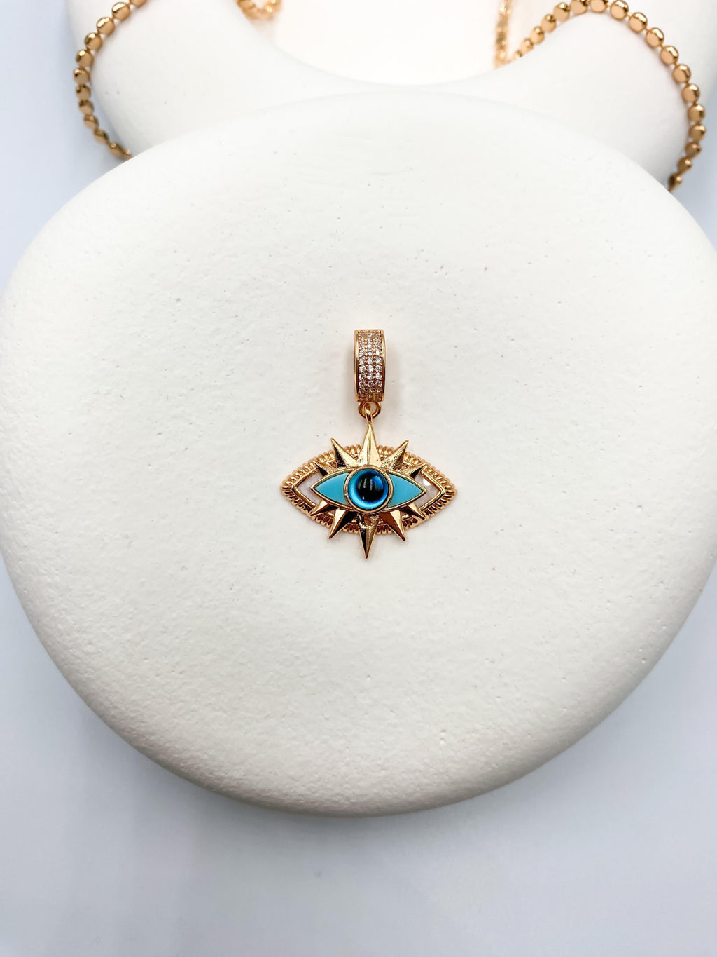 Mavi Nazar Göz Kolye Ucu