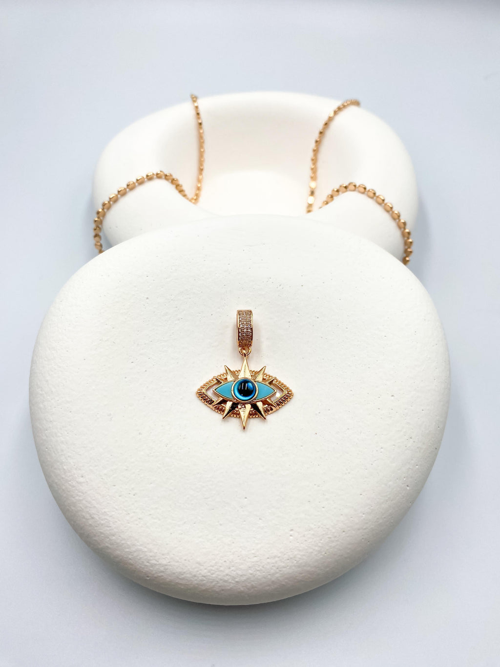 Mavi Nazar Göz Kolye Ucu