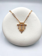 Büyük Taşlı Zincir Serenay  Kolye