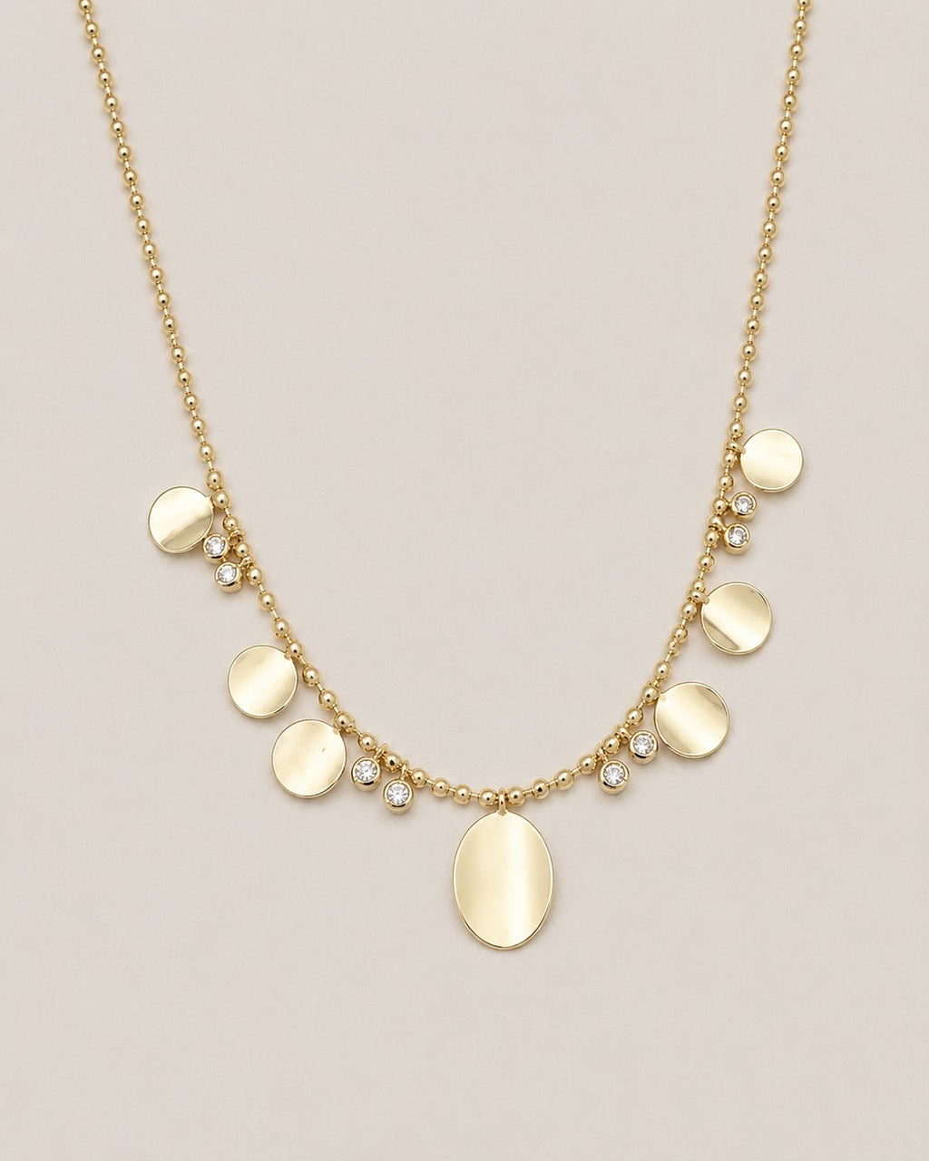 Zarif Madalyon Kolye - 14K