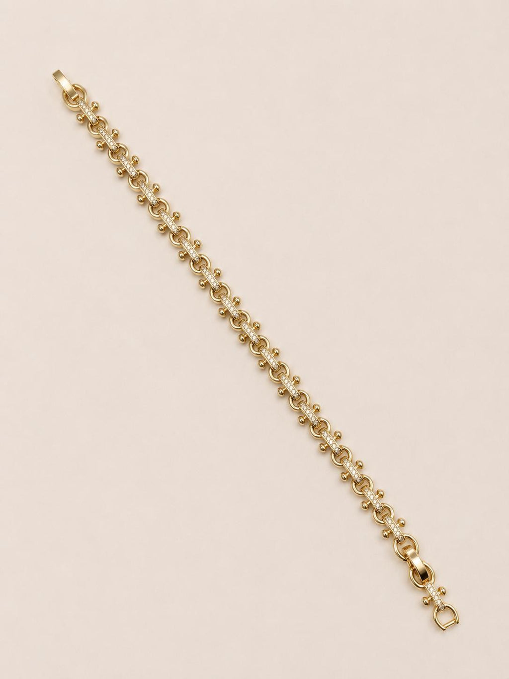 Elegant Taşlı Bileklik - 14K