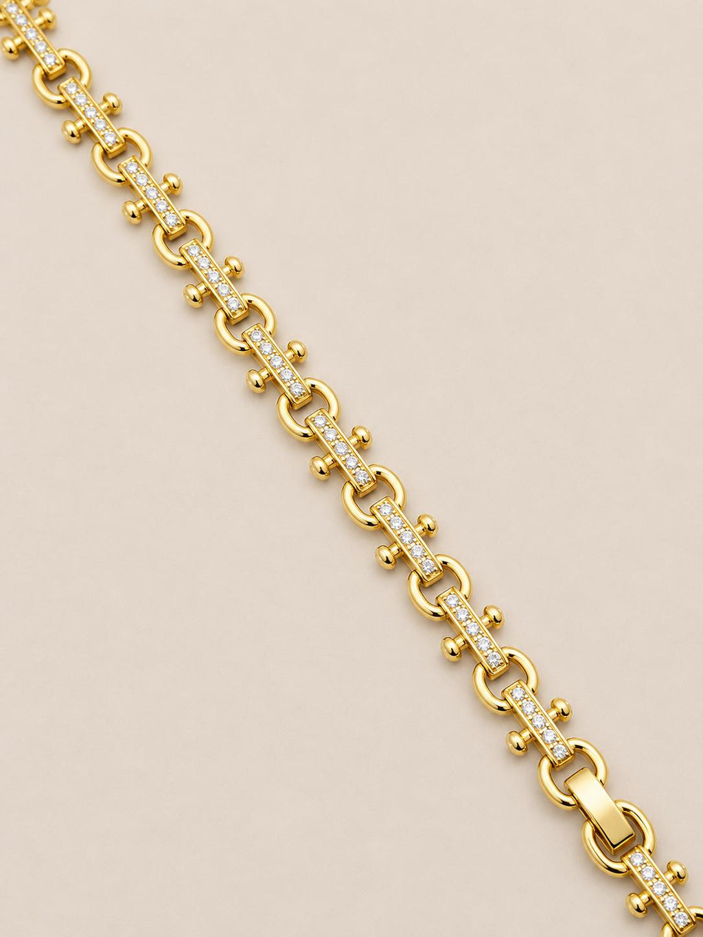 Elegant Taşlı Bileklik - 14K