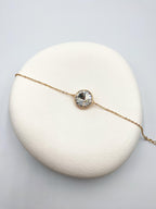 Tek Taş Çelik Bileklik