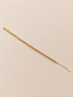 Gold Boncuklu Halhal - 18K