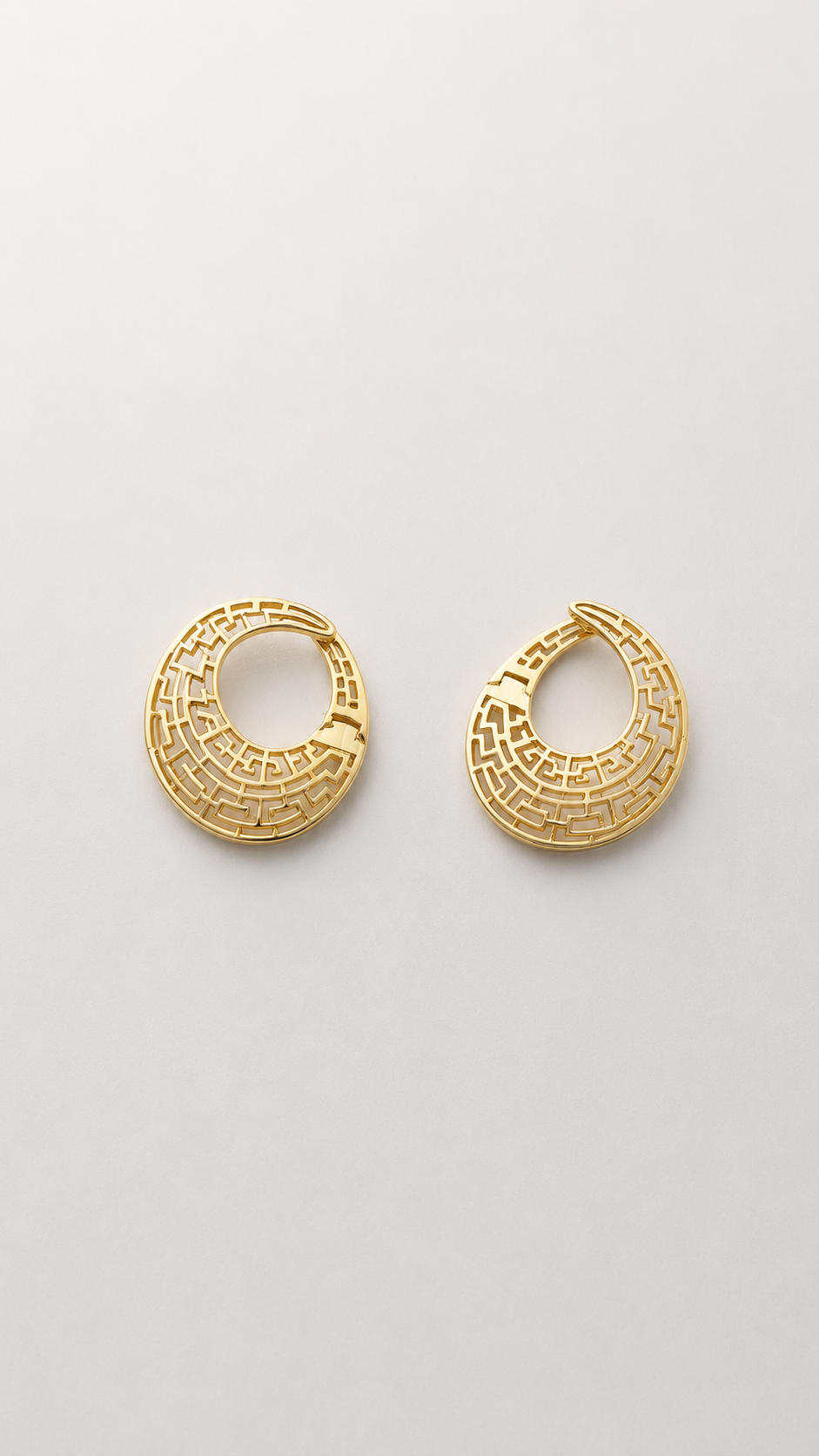 Bütünleşik Duran Küpe - 14K