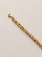 Gold Boncuklu Halhal - 18K